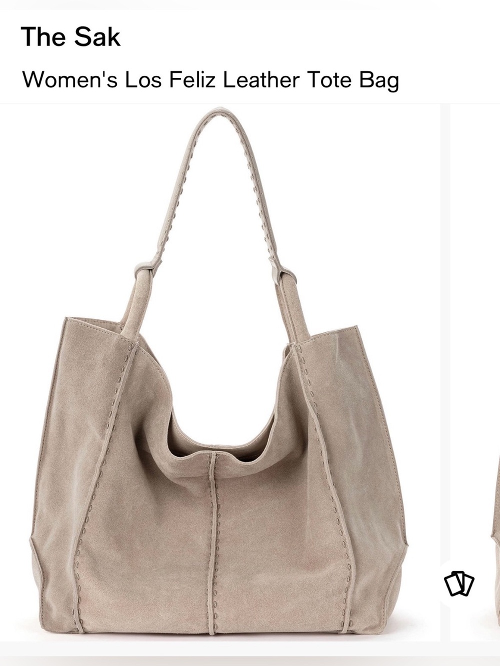 The Sak Sand Suede LG Tote.